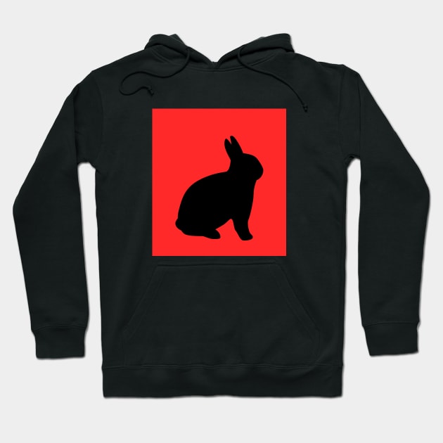 Rabbit in red Hoodie by Times6ix